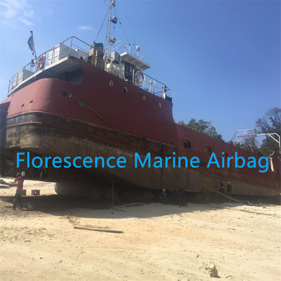 Ship Landing Marine Rubber Airbag Dia 0.6-2.8m Untuk Yacht