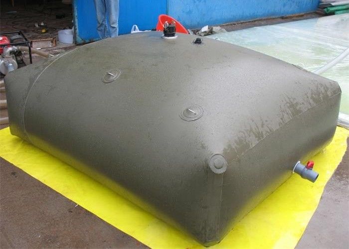 3000 Liters Bladder Fuel Tank , Collapsible Water Storage Tank Small Folded Sizes