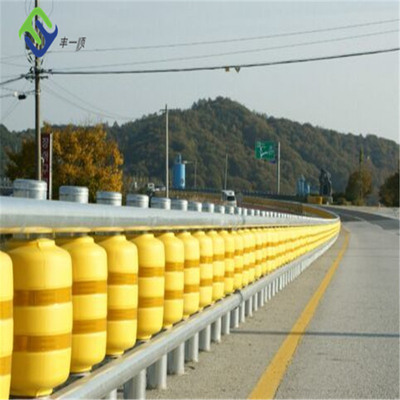 Steel Safety Roller Barrier Galvanized W Beams Untuk Highway Guardrail Road