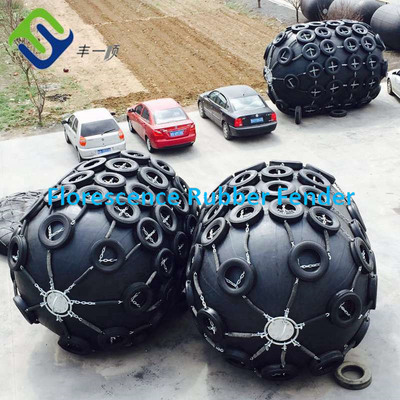 Fluoresensi Floating Inflatable Dock Tire Chain Pneumatic Rubber Fender