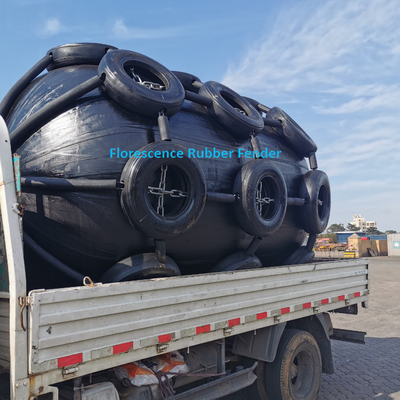 Pemasok Marin lainnya Kapal selam Pneumatic Rubber Fender 50Kpa 80Kpa