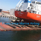 Perahu Pontoon Tube Kapal Karet Laut Peluncuran Airbag Untuk Caisson Floating