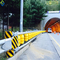 Keselamatan Lalu Lintas ISO EVA Bucket Rolling Guardrail PU PVC Roller Barrier Untuk Jalan Raya